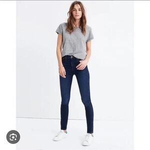 Madewell 10” high rise skinny in Hayes Wash. size 28x28